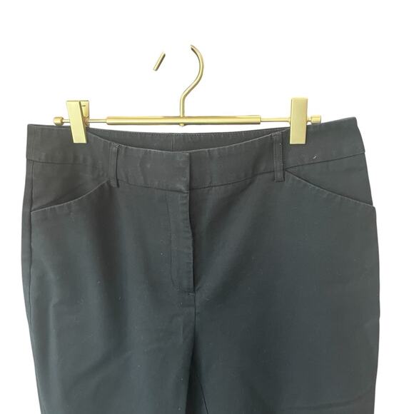 Chico’s So Slimming Black Ankle Pants Sz 0.5 (US 6) Cuffed w/ Pockets EUC - Picture 5 of 9